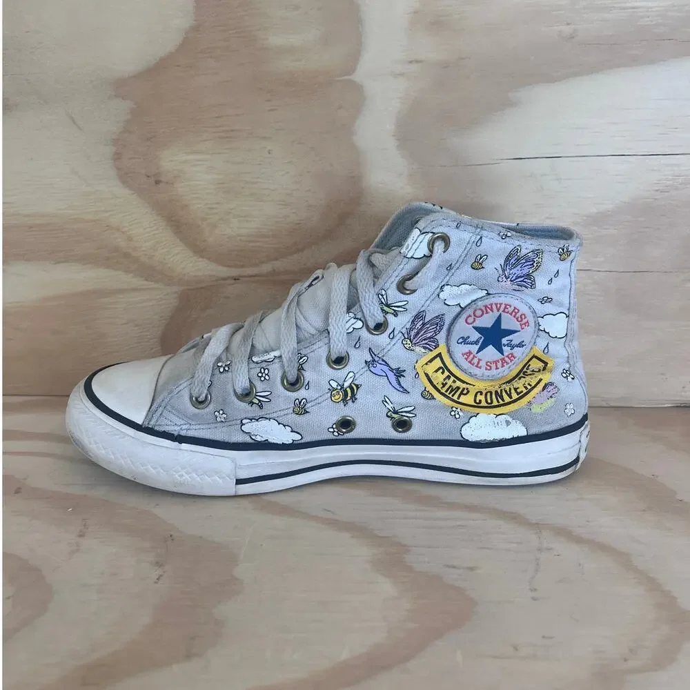 Converse All Star - CT Hi Summer Camp - Sneakers - Blue - Big Kids - 4 - 667897C